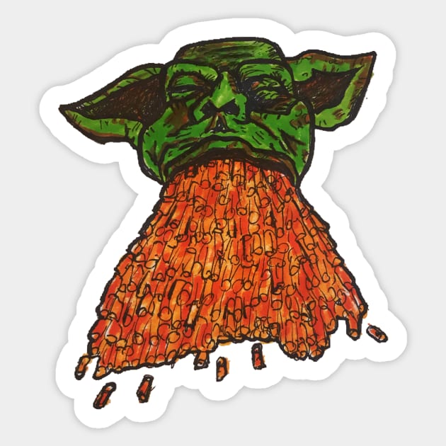 Cheddar Goblin Sticker by MattisMatt83